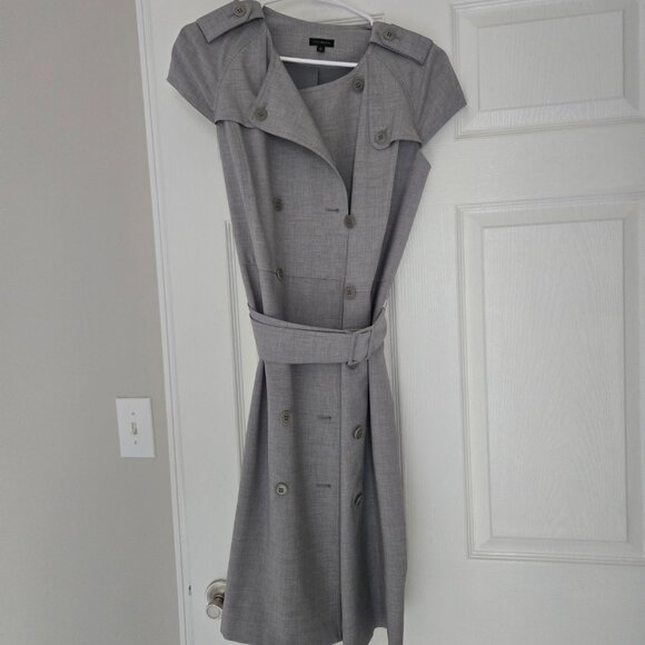 Talbots gray linen blazer - Picture 8 of 9